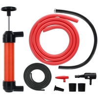 Pompa Manuala pentru Combustibil, Flippy, Pompa pentru Lichide, din Plastic Rezistent, Debit 5L per minut, 23 × 20 × 3 cm, 380 gr, Rosu