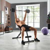SONGMICS Set gantere si haltera reglabile 2x15kg cu bara din otel