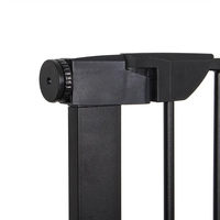 Poarta de siguranta Safety Gate pentru scari, ajustabila 103-110 cm, din otel, neagra