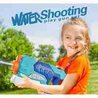 Pistol cu Apa pentru Copii, Rezervor, Pentru Piscina/Plaja, Flippy, 6ani+, Albastru, 500ML