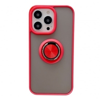 Husa de protectie Vafy compatibila cu Apple iPhone 13,Defender cu prindere inel,Rosu