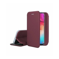 Husa de protectie Vafy compatibila cu Samsung Galaxy A21S Magnet Book Case Bordo