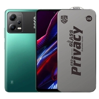 Folie de Protectie pentru Xiaomi Poco X5, Vafy, Sticla Securizata ESD Antistatica, Super-X Privacy OG, Margini Negre, 0.30 mm, Transparent Inchis