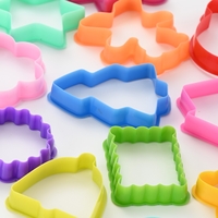 Set 12 forme pentru prajituri Flippy, material polipropilena, diverse forme, pentru orice ocazie, adancime 1.6 cm, 23.3 x 33.5 x 1.8 cm, multicolor