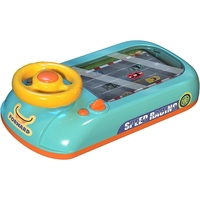 Joc Simulator de Condus, Flippy, 3-6 Ani, Volan Interactiv, Efecte Sonore, din ABS, USB Inclus, Verde