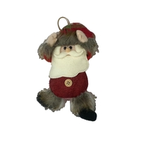 Figurina de Craciun, Flippy, pentru Brad, Tip Mos Craciun, 5 x 7 cm, Multicolor