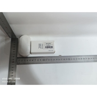 Organizator medicamente, Flippy, Dispozitiv Taiere/Sfaramare Pastile, Ideala pentru Calatorii, Portabila, Perie pentru Curatare, Compartiment depozitare, 8.5x4.5x2.5 cm, Alb