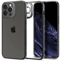 Husa de protectie pentru Apple iPhone 14 Pro, Vafy, Bracket series cu suport si protectie pentru camera, Transparent