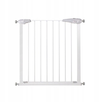 Poarta de siguranta Safety Gate pentru scari, ajustabila 111-120 cm, din otel, alba