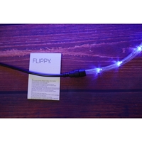 Instalatie Craciun, 38 m, 912 Led-uri, Furtun Luminos, Albastru, Transformator, Sectionabila, 220 V, Vafy