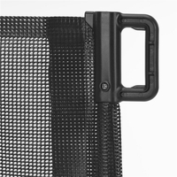 Poarta de siguranta retractabila si extensibila, pentru copii sau animale de companie, 162x86 cm, negru