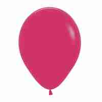 Set 12 Baloane, Flippy, din Latex Standard, 25 cm, Roz Zmeura