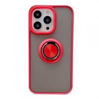 Husa de protectie Vafy compatibila cu Apple iPhone 13 Pro,Defender cu prindere inel,Rosu