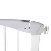 Poarta de siguranta Safety Gate pentru scari, ajustabila 132-141 cm, din otel, alba
