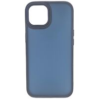 Husa de Protectie, Vafy, pentru iPhone 15 Pro, Satin Matte, din PC, Albastru