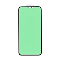 Folie de Sticla Securizata pentru Apple iPhone 15 Plus, Flippy, Lumina Verde Anti-Blue Ray, Auto-Aplicare, Protectie Completa 9D, Verde