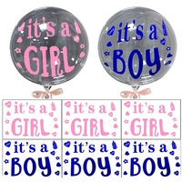 Sticker Autocolant, Vafy, Tematica Gender Reveal, Model Scris It's a Girl, 19.5x27.5 cm, Roz