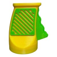 Desfacator Doze, Vafy, din ABS, 10.7 x 8 cm, Manual, Galben/Verde