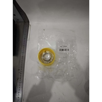Ustensila pentru Curatare Porumb, Vafy, Diametru 3.6 cm, din Plastic si Otel Inoxidabil, Galben