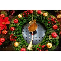 Ornament brad, Flippy, Rotund, Auriu, Lucios, 10*23CM, Acril, Interior/ Exterior