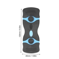 Racleta Multifunctionala pentru Curatare Sticla si Ceramica, Flippy, Design Ergonomic, Maner Anti-alunecare, Include 20 de Lame de Schimb, 12,5 x 4,5 cm, Albastru