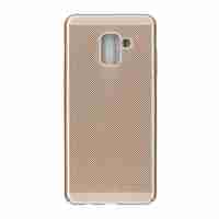 Husa Samsung Galaxy A8 2018 Ultra Slim cu aerisire Auriu