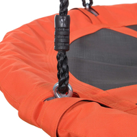 Leagan tip cuib Sersimo G-Line, 100cm, inaltime reglabila, 150 kg, Portocaliu Negru