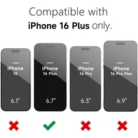 Husa de Protectie Matte TPU, Vafy, pentru Apple iPhone 16 Plus, Protectie Camera, Antisoc, Antizgariere, Antialunecare, Acoperire Completa, Verde