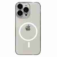 Husa protectie Vafy pentru Apple iPhone 13 Pro Max, MagSafe Silicone, Protectie si folie camera inclusa, protectie camera, Transparent