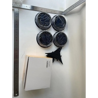 Lampa solara LED Set 4 Bucati, Flippy, Tip Spot pentru Gradina, 8 LED-uri, ABS si Policarbonat, Baterie 1.2V, 600mah, 12 x 13.5 cm, Lumina Alba Cald, Negru/Auriu