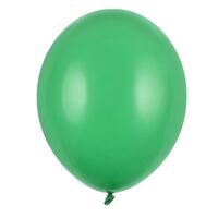 Set 12 Baloane, Flippy, din Latex Standard, 13 cm, Verde