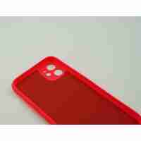 Husa protectie,Vafy, compatibila cu Apple iPhone 12 Liquid Silicone Case Fucshia