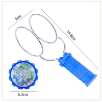 Jucarie Interactiva, Flippy, Titirez Magnetic, cu Led, 19.8 x 5 cm, Albastru