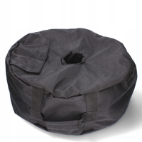 Suport umplere umbrela 47x18 cm, sac cu manere, inchidere velcro, poliester impermeabil, negru