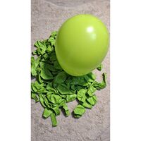 Set 12 Baloane, Flippy, din Latex Standard, 25 cm, Verde Lime