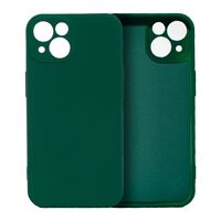 Husa pentru Samsung Galaxy S22 Plus, Vafy, Liquid Silicone, cu Microfibra pe interior, Protectie Antisoc, Verde inchis