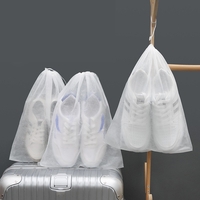 Set 50 de Saci de Depozitare Incaltaminte, Flippy, de Protectie, pentru Voiaj, Netesut, Rezistenti la Praf, Protectie Solara, Anti-Ingalbenire, 38x24 cm, Marime Mica, Transparent