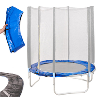 Protectie arcuri trambulina 183 cm, cu umplutura din spuma 1.5 cm, albastru