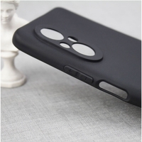Husa Matte TPU pentru Huawei NOVA 9 SE, Vafy, Silicon Slim, Protectie Antisoc, Negru