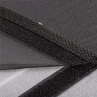 Patura pentru picnic sau plaja, cu folie izolatoare si maner, 200x240cm, albastru gri
