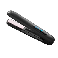 Placa de Par fara Fir, Vafy, Adaptor Tip C, 4 Trepte de Temperatura, Tensiune 5V, Capacitate Baterie 5000 mAh, Indreptat, Ondulat, 23.5x3.3x4.5 cm, Negru