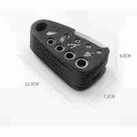 Set 6 in 1 mini ustensile bucatarie Flippy, taietor pizza, cutit, curatator, razatoare, desfacator, presa usturoi, manere din ABS, lame ascutite din otel inoxidabil, 7.1 x 12.9 x 4.8 cm, negru
