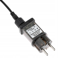 Transformator cu Telecomanda Inclusa, Vafy, Flash, pentru Instalatii Luminioase LED, Suporta pana la 1200 LED-uri, 31 v, Negru