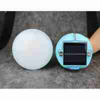 Lama Solara, Flippy, 2in1, Incarcare Solara/USB, LED, din Plastic, 3 Trepte de Intensitate, 100 W, 5V, 13 x 13 x 7 cm, Albastru