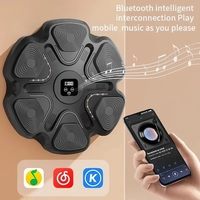 Aparat Box Cu Muzica, Montabil pe Perete, Flippy, Negru, Difuzor, Bluetooth, Iluminare LED, 38 x 27 x 32 cm, Manusi Incluse