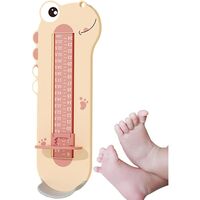 Dispozitiv de Masurat Talpa Piciorului pentru Bebelusi, Vafy, 9-24, Model Dinozaur, Roz