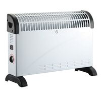Convector Electric Clasic, Vafy, 2000W, 3 Trepte de Putere, Termostat, 53x19.8x38 cm, Alb