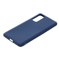 Husa protectie Vafy compatibila cu Samsung Galaxy S21 Ultra Liquid Silicone Case Albastru