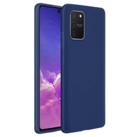 Husa protectie Vafy compatibila cu Samsung S10 Lite Matte Tpu Albastru inchis