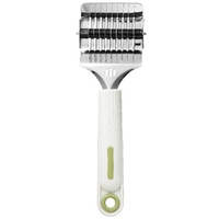 Dispozitiv de taiat Taietei, Flippy, din Plastic cu Inox Razatoare, Curatator de Legume-Fructe, Maner Anti Alunecare, 22 x 6.5 cm Alb